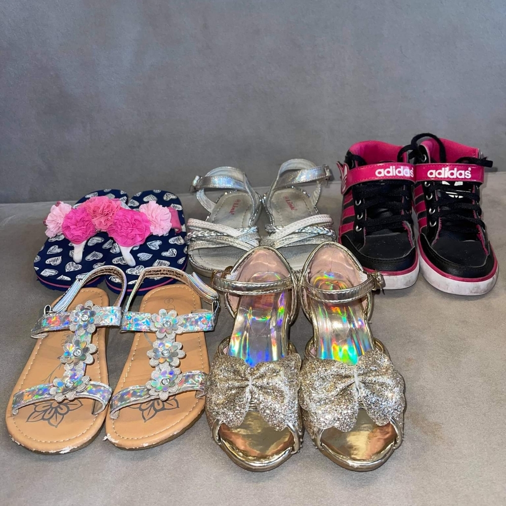 Toddler girl shoe bundle size 8